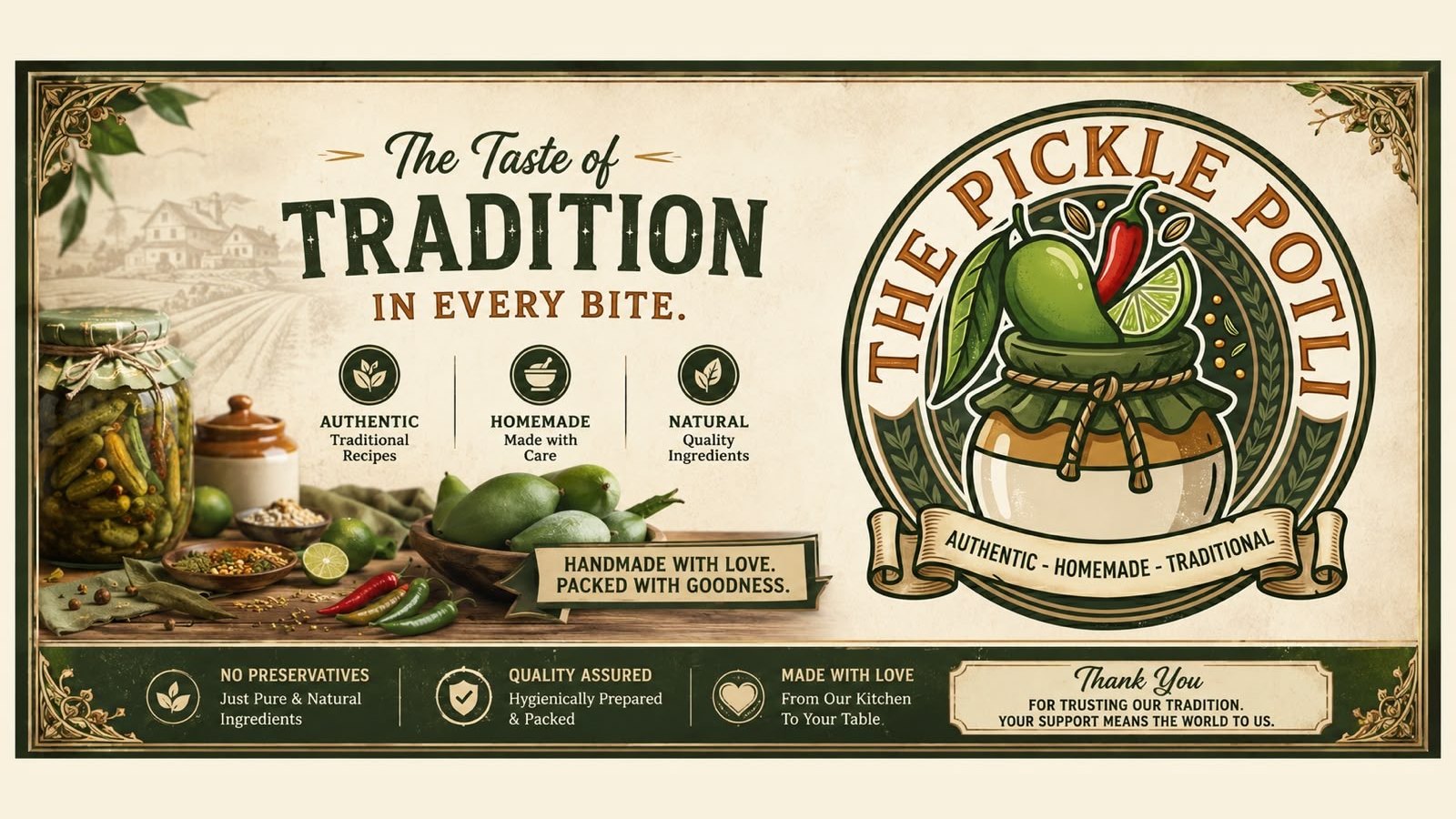The Pickle Potli — the taste of tradition in every bite