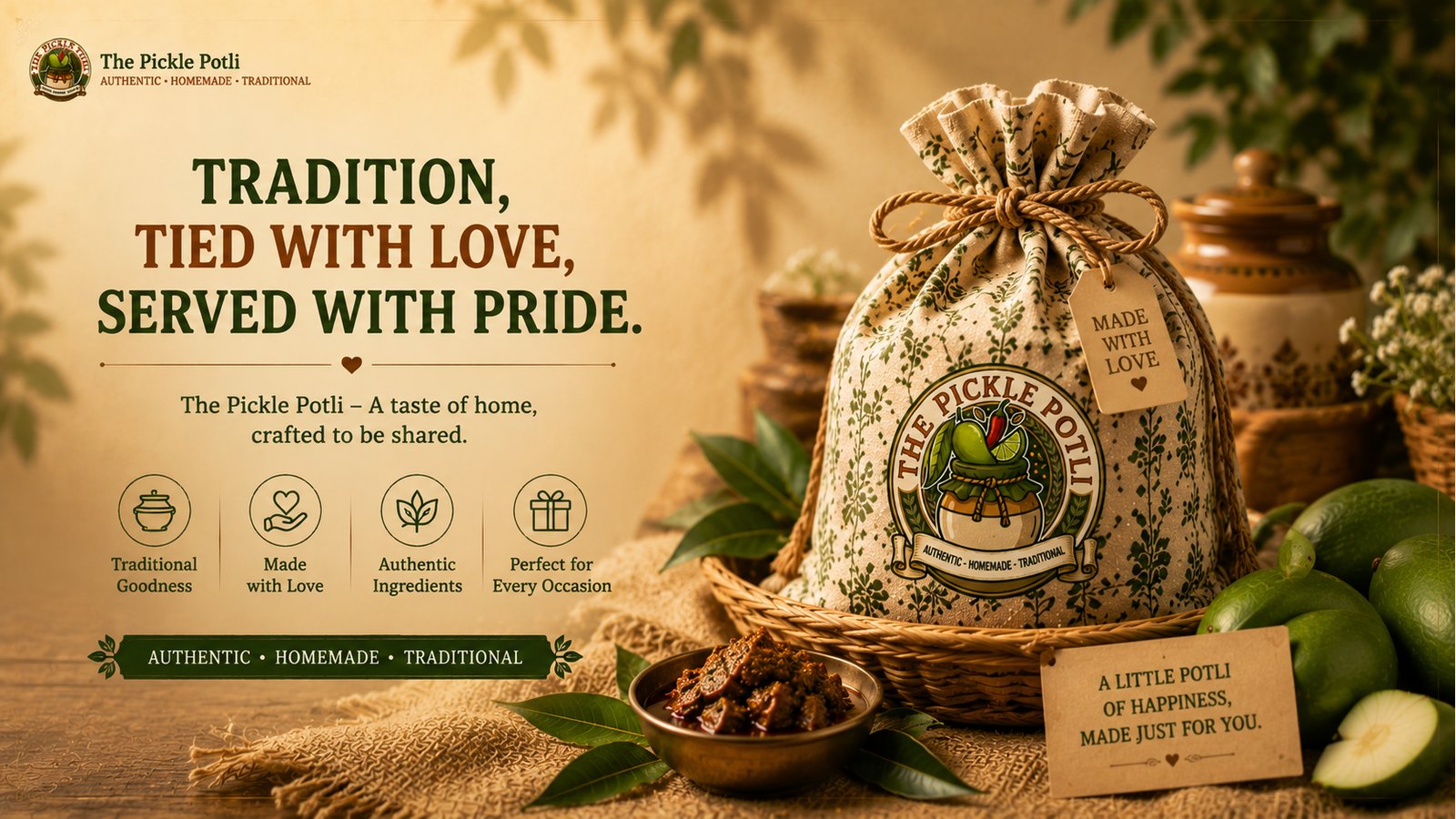 The Pickle Potli — made with love